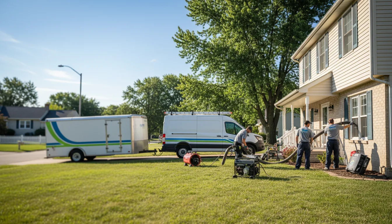 Flooded Basement Restoration And Cleanup With Repair in Elgin, NE near me